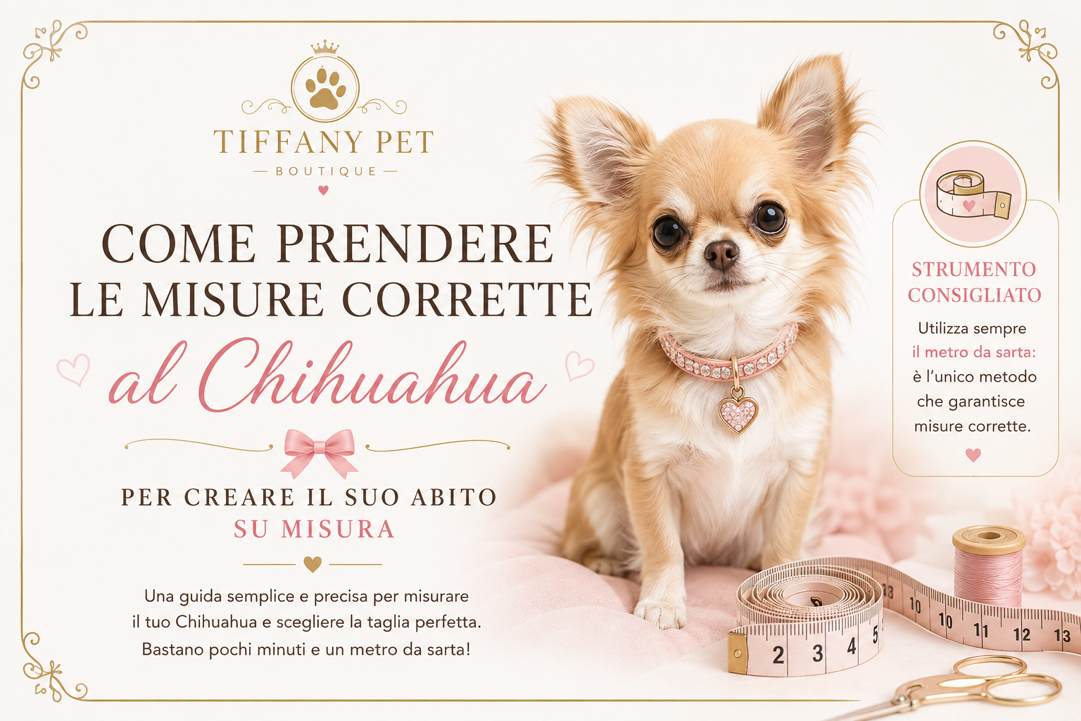 Come prendere le misure corrette al Chihuahua: guida completa