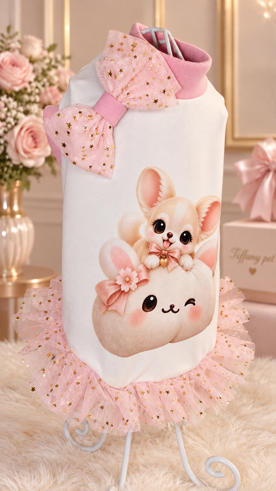Magliettina MochiChiwi – Little Mochi, Big Love tg s