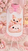Magliettina MochiChiwi – Little Mochi, Big Love tg s