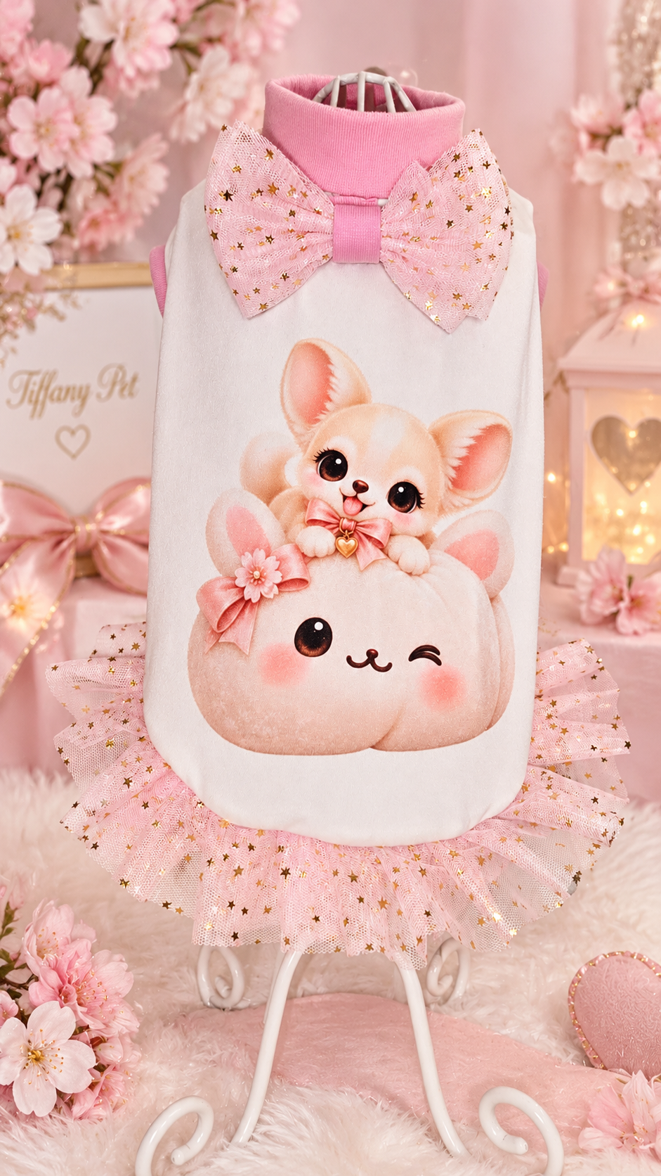 Magliettina MochiChiwi – Little Mochi, Big Love tg s