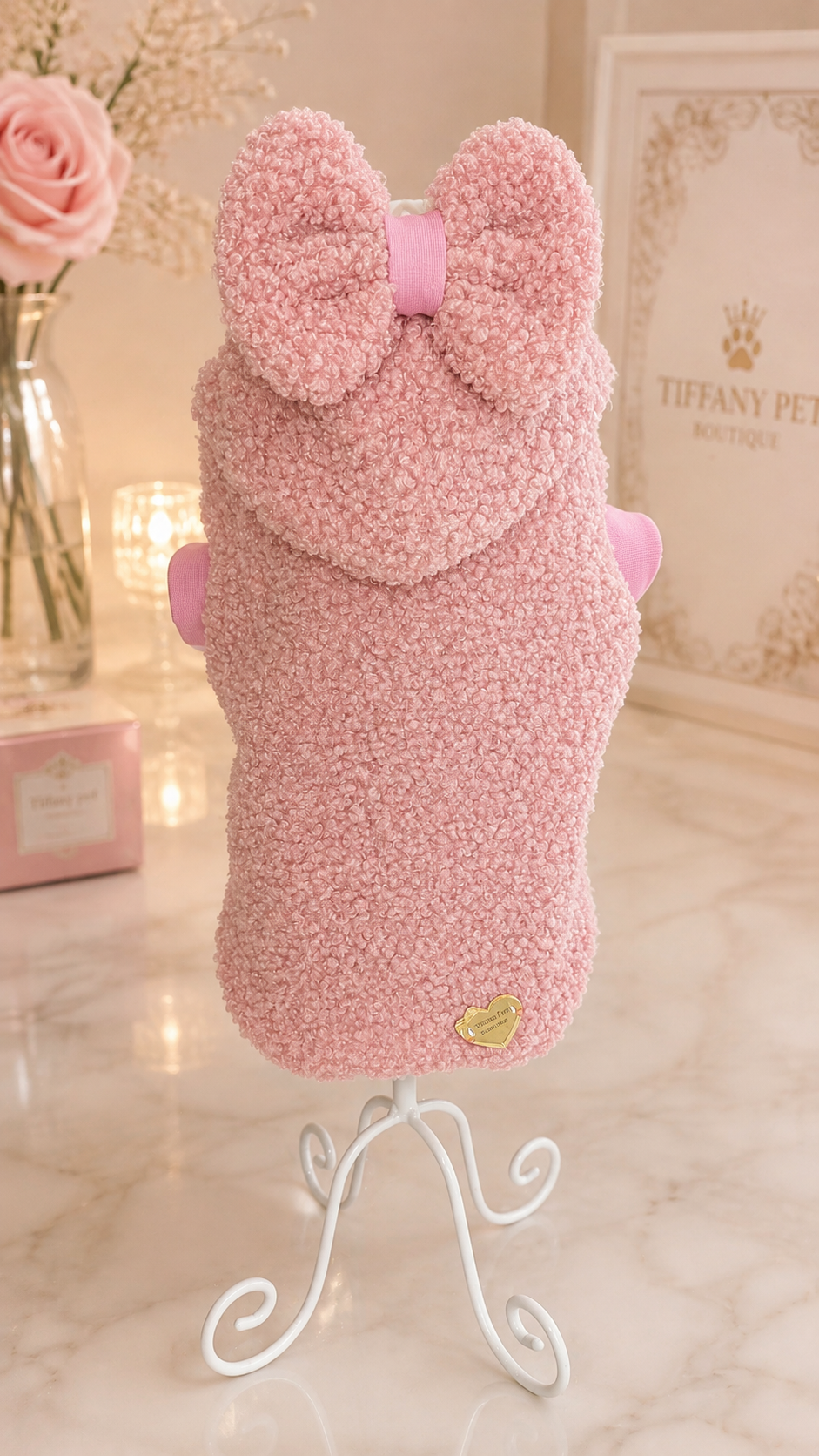 MAGLIONCINO COCCOLA
Kumo Collection – Mini Bouclé  rose tg s