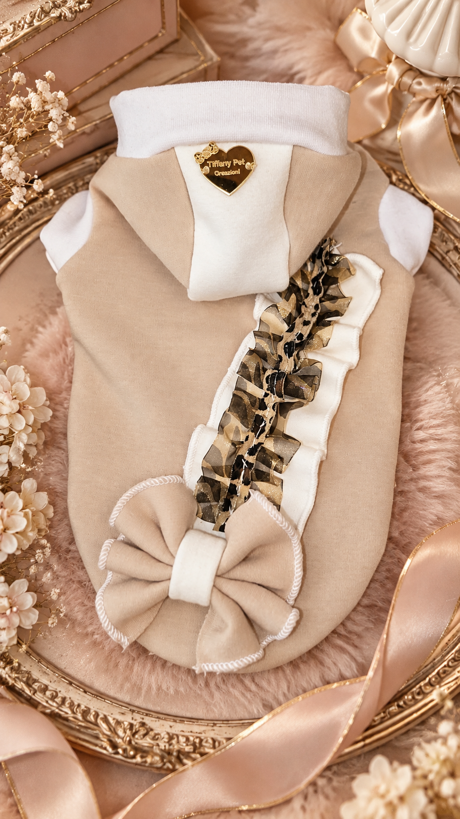 Felpa Bijou Champagne tg s cappuccio new (pezzo unico )