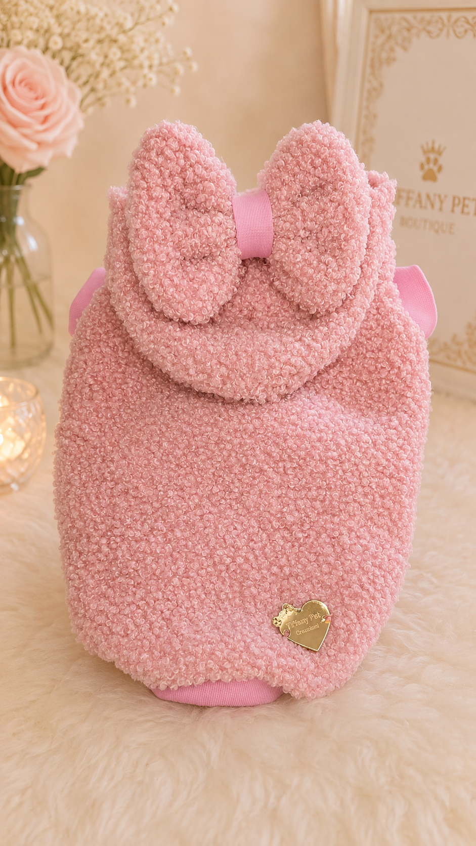 MAGLIONCINO COCCOLA
Kumo Collection – Mini Bouclé  rose tg s