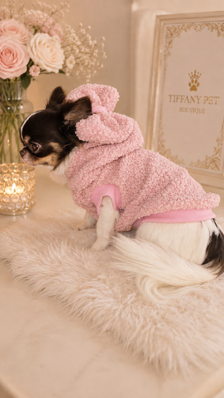 MAGLIONCINO COCCOLA
Kumo Collection – Mini Bouclé  rose tg s